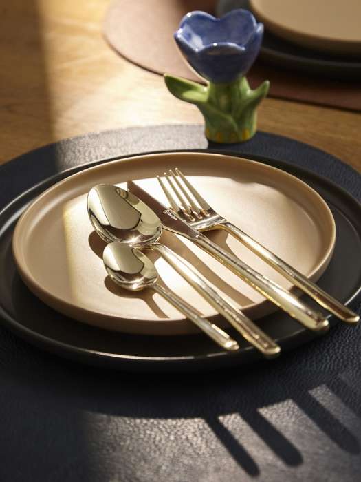 Набор столовых приборов pure, золотистые глянцевые, 24 пред. Liberty Jones LJ0000499