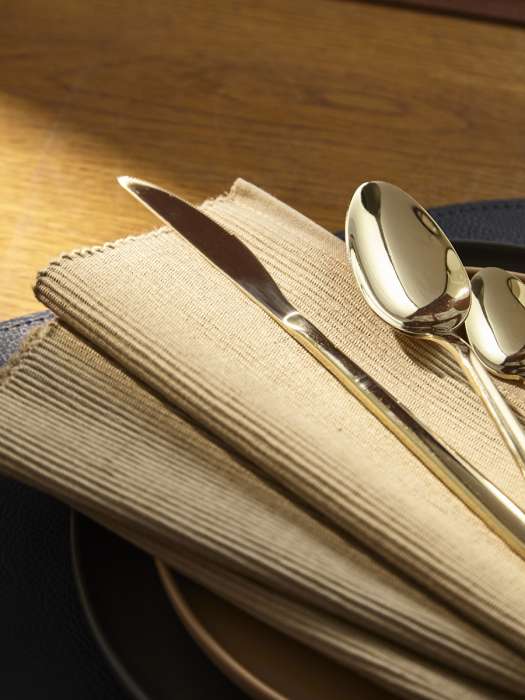 Набор столовых приборов pure, золотистые глянцевые, 24 пред. Liberty Jones LJ0000499