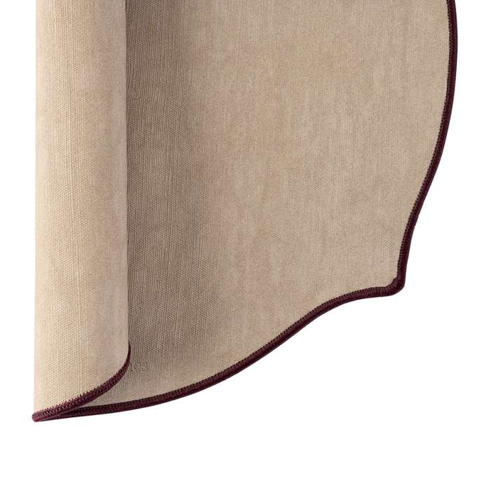 Салфетка сервировочная etica, D38 см, бежево-розовая Liberty Jones LJ0000544