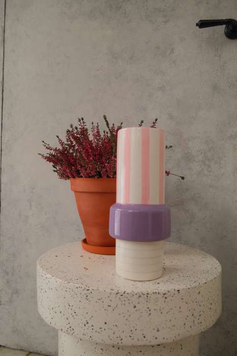Ваза stripes parade из коллекции easter essential, 25 см Tkano TK25-DEC-VA0002