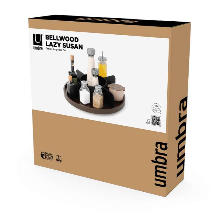Органайзер для специй bellwood, черный/орех UMBRA 1019936-048