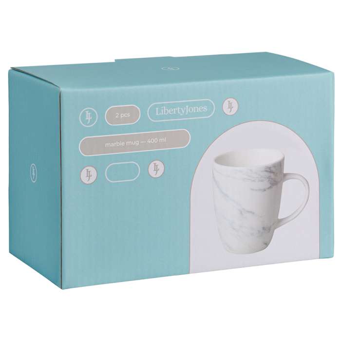 Набор кружек Marble, 400 мл, 2 шт. LIBERTY JONES LJ_RM_MU400