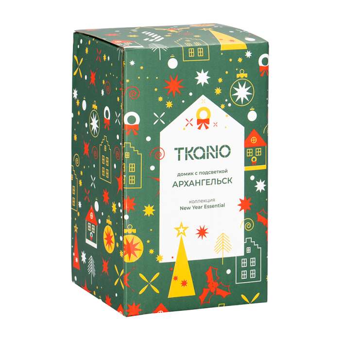 Домик с подсветкой Архангельск из коллекции new year essential, 11,8 см Tkano TK26-NY_LH0001