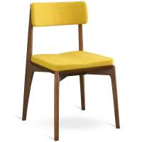 Стул aska, рогожка, орех/горчичный LATITUDE ASKCHVNGBSKMSTD