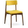 Стул aska, рогожка, орех/горчичный LATITUDE ASKCHVNGBSKMSTD