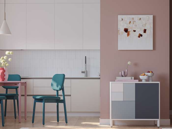 Стул saga, рогожка, сине-зеленый LATITUDE SGBRDCHBSKBL_GRN