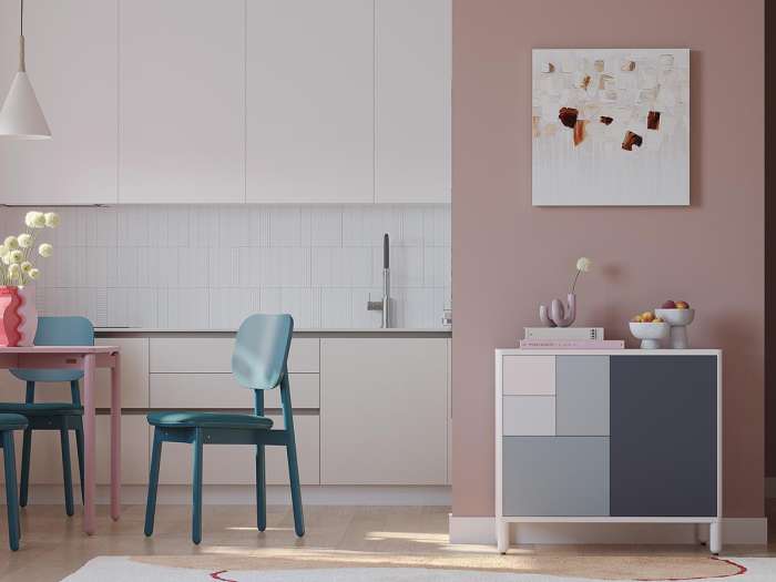 Стул saga, рогожка, сине-зеленый LATITUDE SGBRDCHBSKBL_GRN