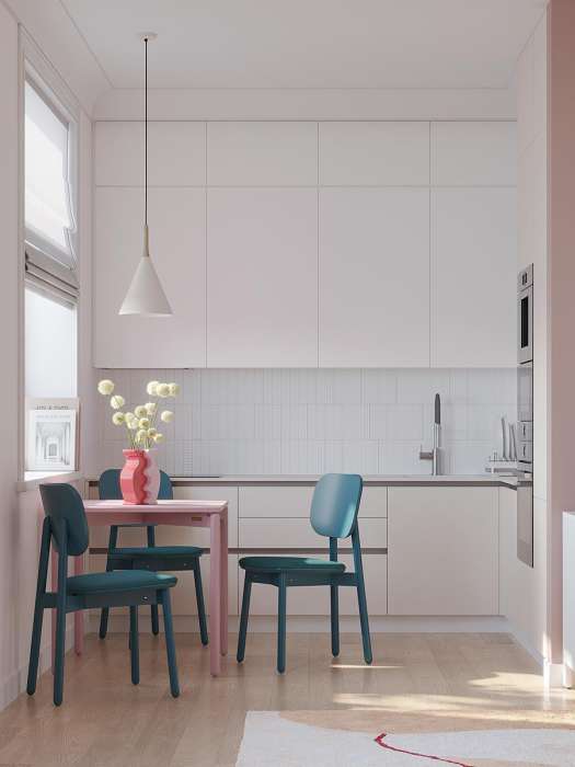 Стул saga, рогожка, сине-зеленый LATITUDE SGBRDCHBSKBL_GRN