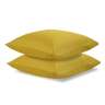 Набор из двух наволочек из сатина горчичного цвета из коллекции Essential, 70х70 см TKANO TK19-PC0011
