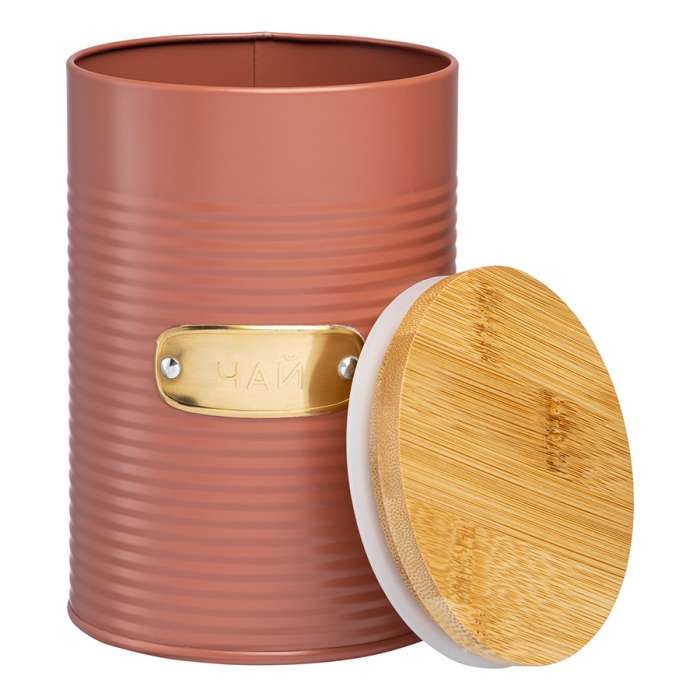 Банка для хранения чая irmel, 1,3 л, терракота Smart Solutions SS0000183