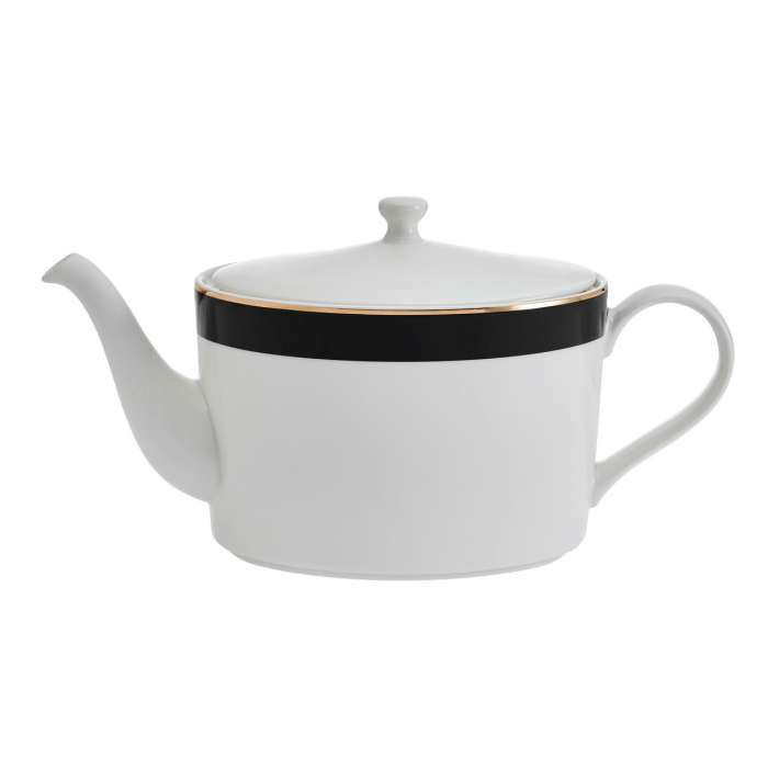 Чайник фарфоровый Mikasa Luxe Deco на 4 чашки, 1,1 л, белый Kitchen Craft MKLDTEAPOT