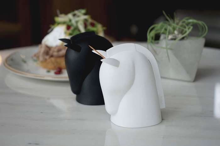 Держатель для зубочисток unicorn, белый QUALY QL10295-WH