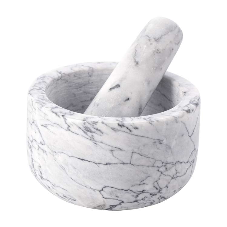 Ступка marm, 12,7х7,6 см, белый мрамор Liberty Jones LJ0000459