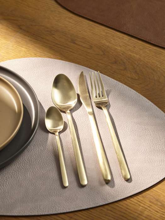 Набор столовых приборов pure, золотистые матовые, 24 пред. Liberty Jones LJ0000497