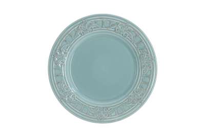 Тарелка закусочная Venice голубой, 22,5 см MATCERAMICA MC-G868000284D0196