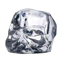 Подсвечник для чайной свечи Nude Glass Мементо Мори 8х7,5 см, хрусталь
