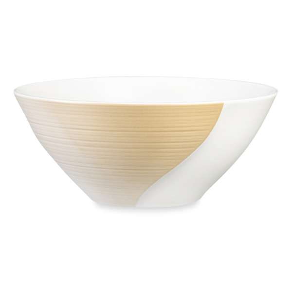 Салатник Narumi Золотой жемчуг 22 см, фарфор костяной