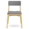 Стул aska, рогожка, ясень/серый LATITUDE ASKCHASHBSKGR