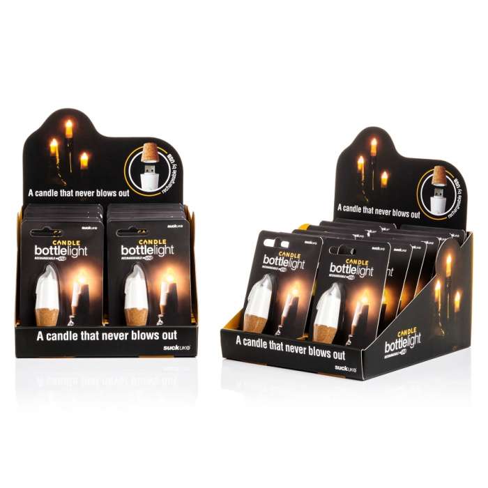 Пробка для бутылки Bottlelight с подсветкой и USB SUCK UK SK LIGHTCANDLE1