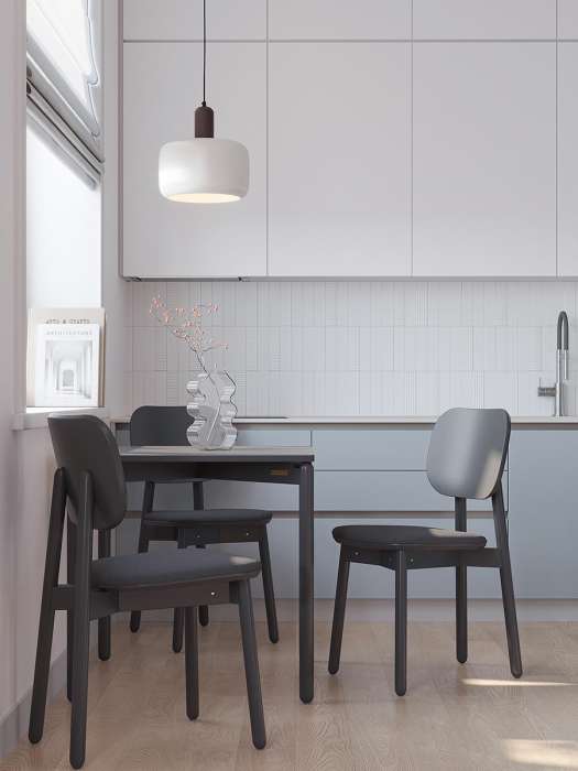 Стул saga, рогожка, темно-серый LATITUDE SGBRDCHBSKDGR