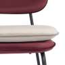 Стул полубарный pea, велюр, бордовый/бежевый Bergenson Bjorn BB0000623