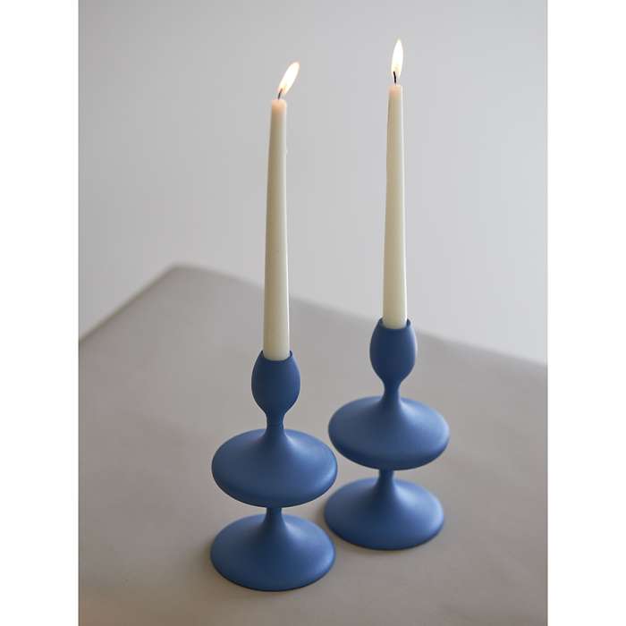 Подсвечник vivlend, 20 см, синий Bergenson Bjorn BB0000678