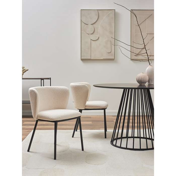 Стул foggy, букле, молочный Bergenson Bjorn BB0000828