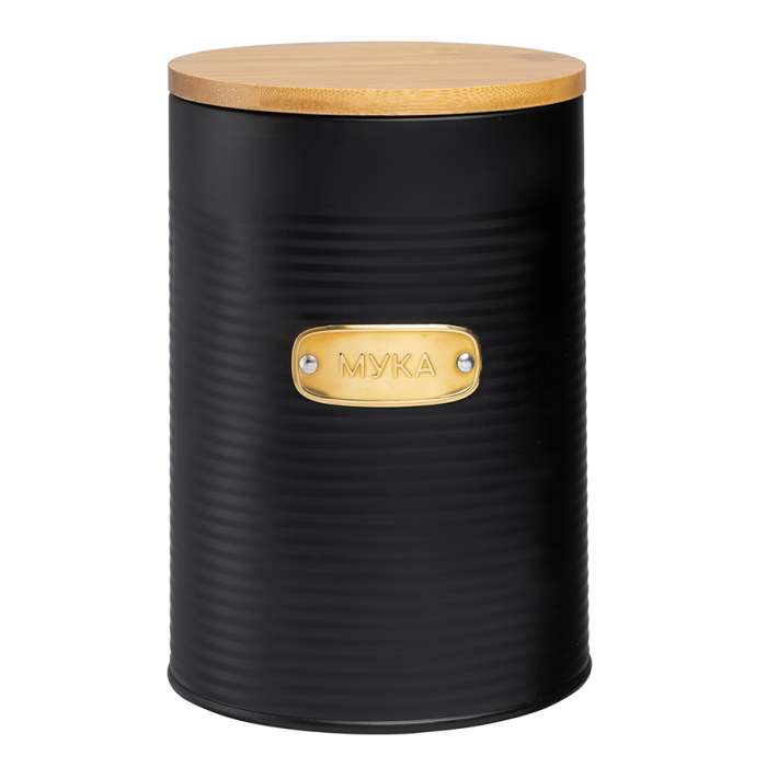 Банка для хранения муки irmel, 2,5 л, графит Smart Solutions SS0000192