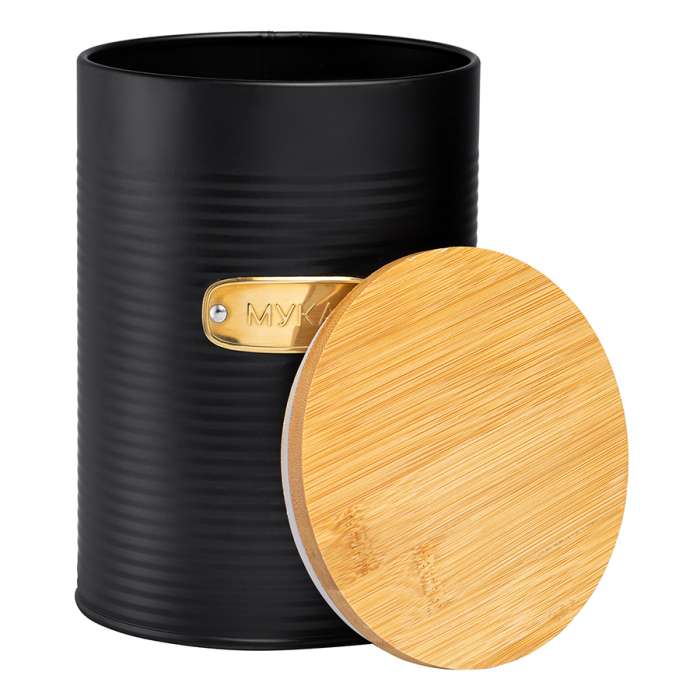 Банка для хранения муки irmel, 2,5 л, графит Smart Solutions SS0000192