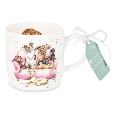 Кружка Royal Worcester Забавная фауна Вечерний сеанс 310 мл, фарфор костяной