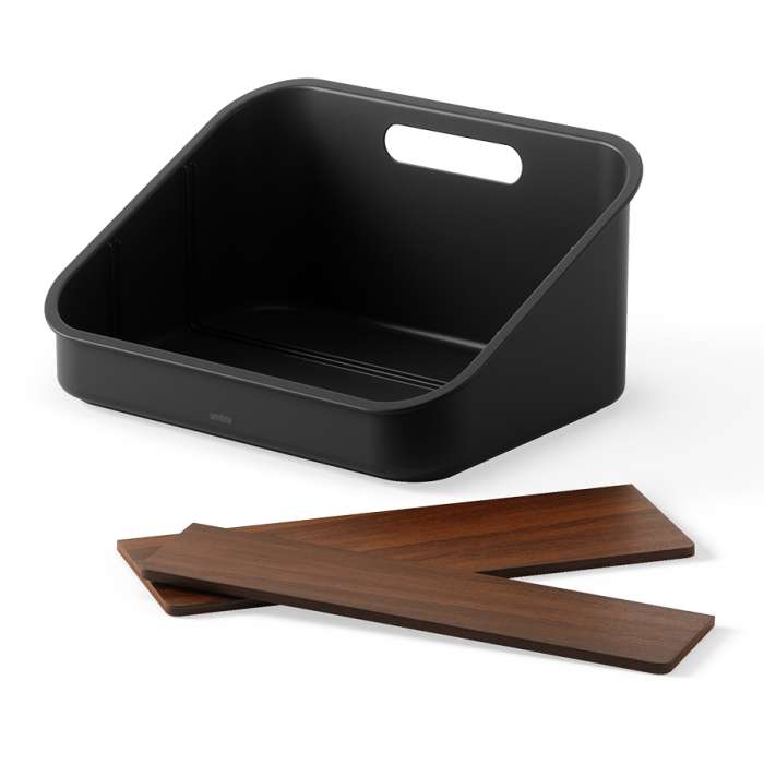 Органайзер bellwood, 29х20 см, черный/орех UMBRA 1019940-048