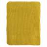 Плед из стираного хлопка горчичного цвета из коллекции Essential, 130х180 см TKANO TK22-TH0010
