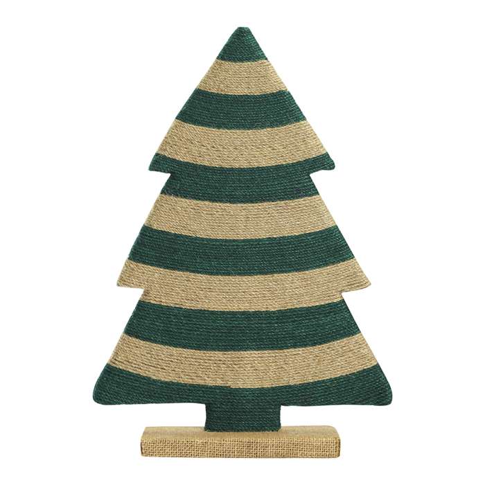 Декор новогодний trendy stripes из джута и гофрированного картона из коллекции new year essential Tkano TK23-NY_CTR0004