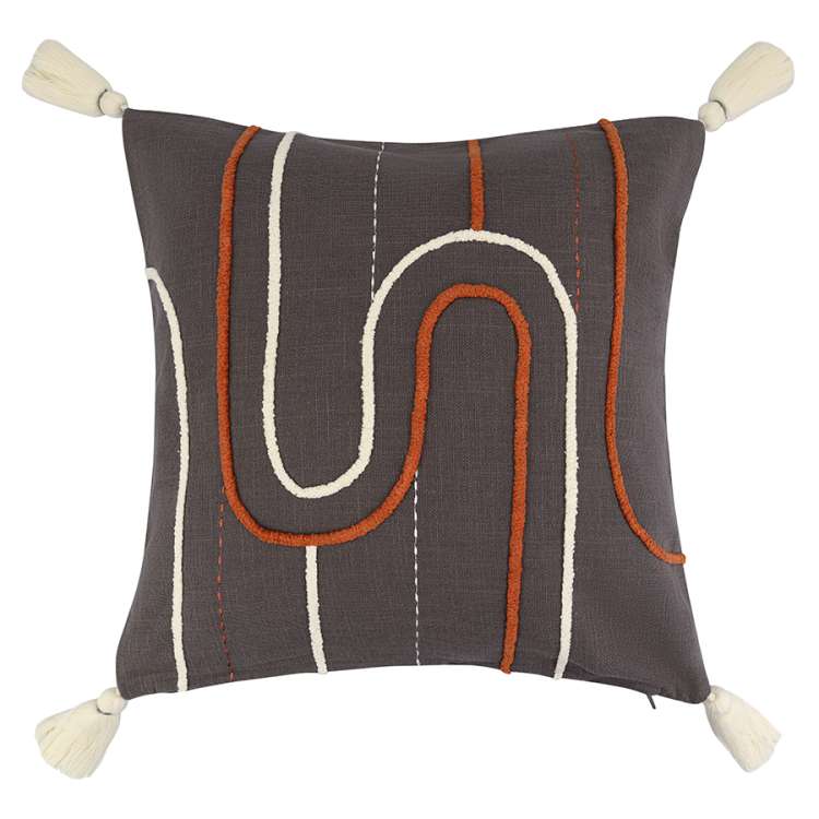 Чехол на подушку linear path из коллекции ethnic, 45х45 см Tkano TK25-CC0006