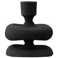 Подсвечник vivlend, 12 см, черный Bergenson Bjorn BB0000195