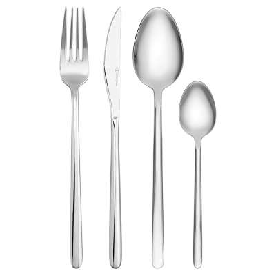 Набор столовых приборов pure, серебристые глянцевые, 24 пред. Liberty Jones LJ0000498