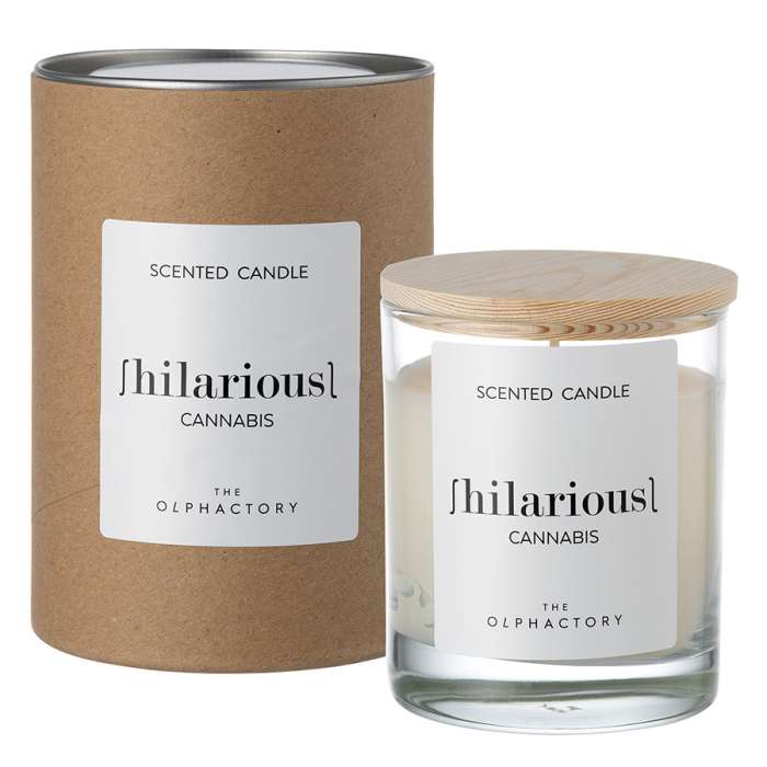 Свеча ароматическая the olphactory, hilarious, cannabis, 40 ч Ambientair VV401CBTO