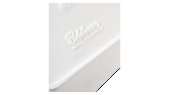 Блюдо квадратное с изгибом Томаты и оливки 20х20 см, керамика EDELWEISS EDW-8005P