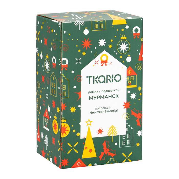 Домик с подсветкой Мурманск из коллекции new year essential, 15 см Tkano TK26-NY_LH0002