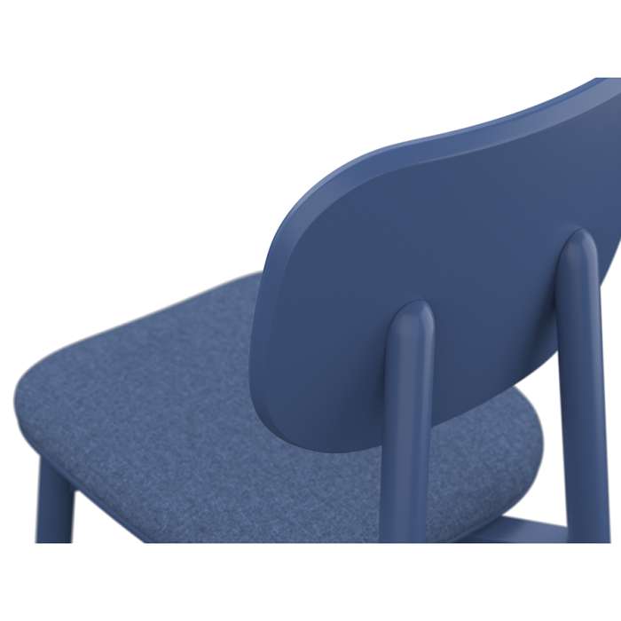 Стул saga, рогожка, синий LATITUDE SGBRDCHBSKBL