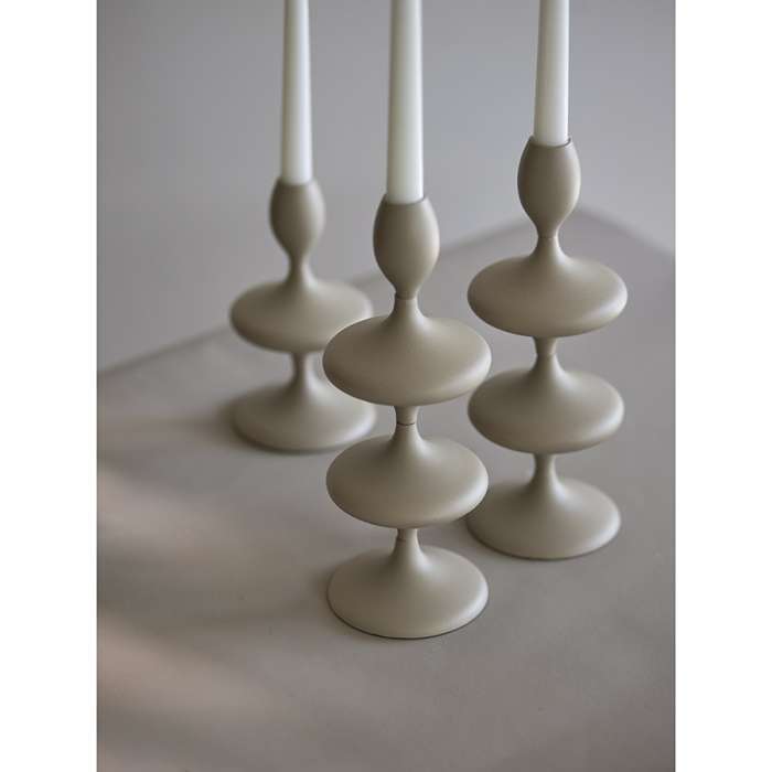 Подсвечник vivlend, 29 см, бежевый Bergenson Bjorn BB0000679