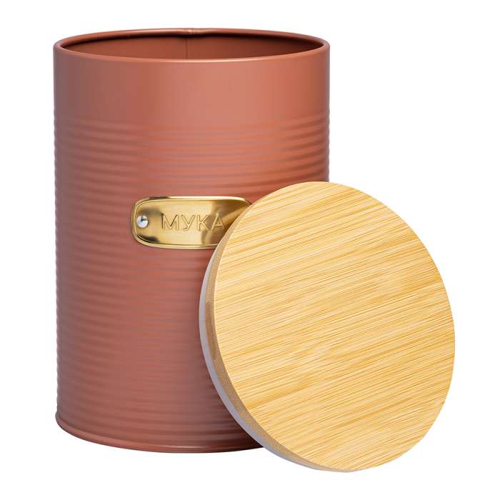 Банка для хранения муки irmel, 2,5 л, терракота Smart Solutions SS0000193