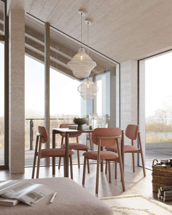 Светильник подвесной vinger, D45х50 см, бежевый Bergenson Bjorn BB0000733