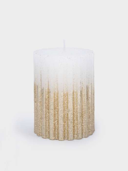 Свеча, 10 см, цилиндрическая, шампань, Column ANNA LAFARG ANLAF-6A557G