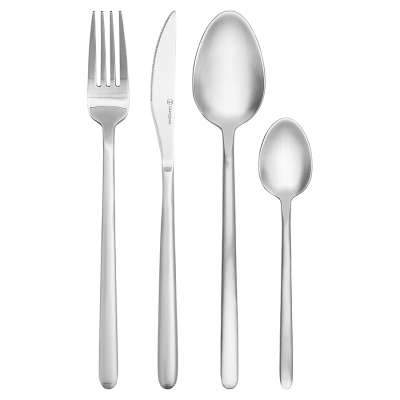 Набор столовых приборов pure, серебристые матовые, 24 пред. Liberty Jones LJ0000496