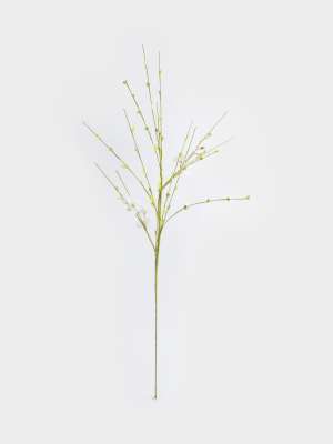 Ветка декоративная, 78 см, пластик/бумага, Белые цветы, Interior Easter ANNA LAFARG ANLAF-36790