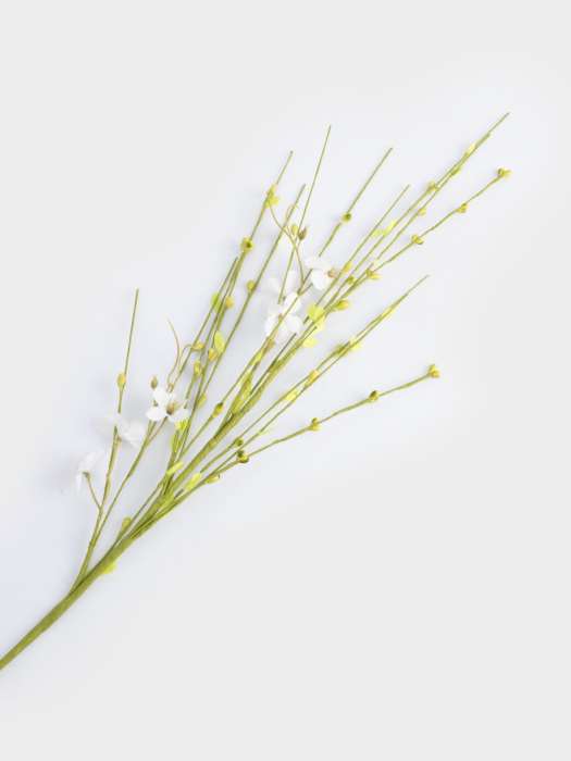 Ветка декоративная, 78 см, пластик/бумага, Белые цветы, Interior Easter ANNA LAFARG ANLAF-36790