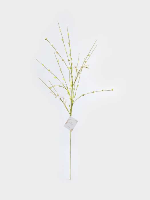 Ветка декоративная, 78 см, пластик/бумага, Белые цветы, Interior Easter ANNA LAFARG ANLAF-36790