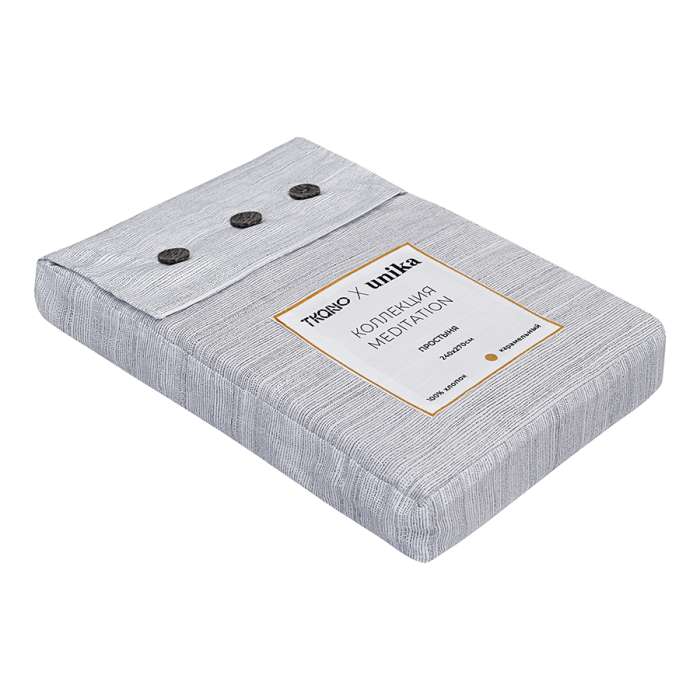 Простыня из сатина из коллекции meditation, caramel, 240х270 см Tkano TK24-SH0018