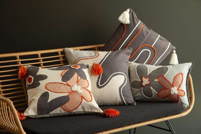 Чехол на подушку stone flowers из коллекции ethnic, 30х45 см Tkano TK25-CC0004